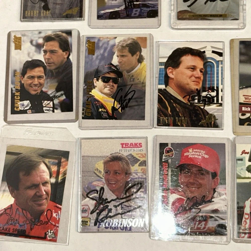 Nascar Signed Autograph Card Lot Of 29 Racing‎ Legend Signatures B4
